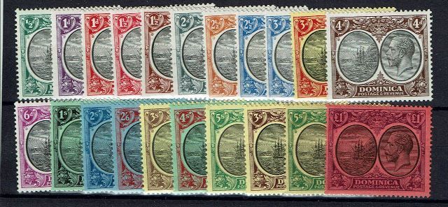 Image of Dominica SG 71/91 LMM British Commonwealth Stamp
